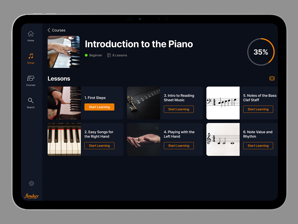 flowkey Piano Learning App (1-Year Subscription)