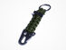 Paracord Keychain | Bomber Carabiner Paracord Keychain (Green)