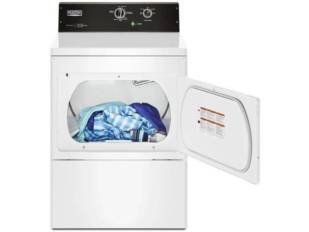 Maytag MEDP575GW 7.4 Cu. Ft. White Top Load Electric Dryer