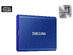 Samsung T7 1TB Portable SSD (Blue)