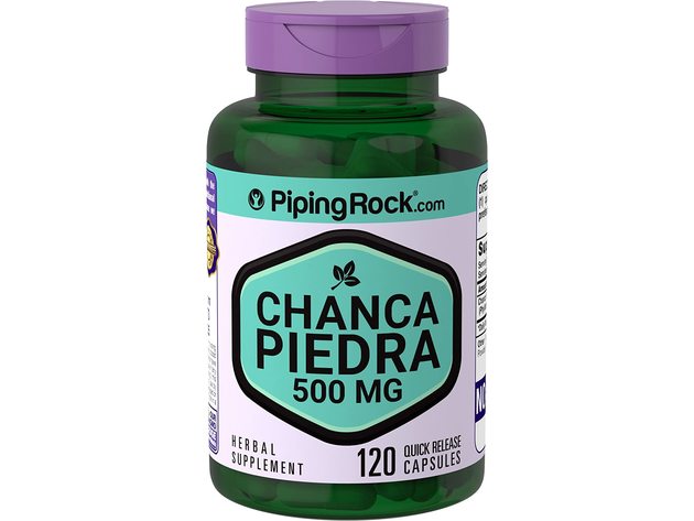 Piping Rock Chanca Piedra Non-GMO 500 Milligrams Quick Release Herbal Supplement, 120 Capsules
