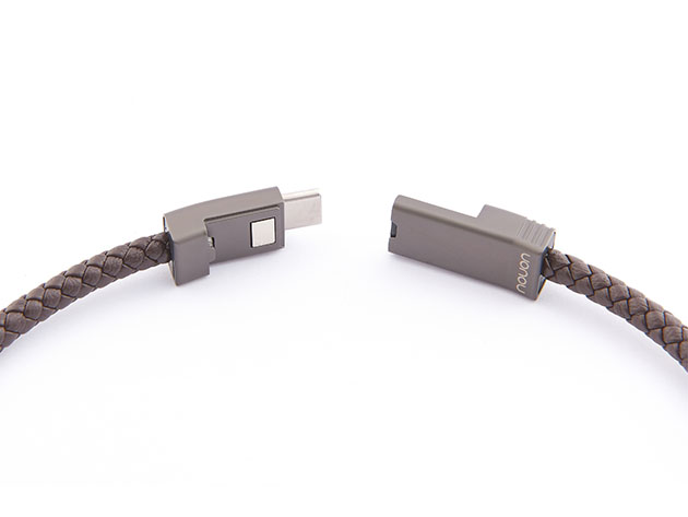 NILS 2.0 Solo: Fast Wearable USB-C Cable (Chocolate/ L)