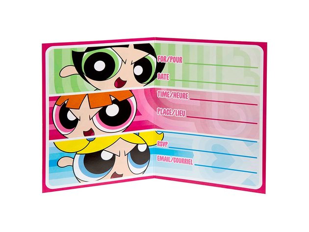 Powerpuff Girls Invitations, 8ct