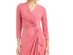 Charter Club Women's Faux-Wrap Dress Pink Size Medium