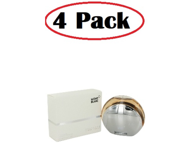 4 Pack of Presence by Mont Blanc Eau De Toilette Spray 2.5 oz