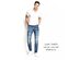 Guess Men's Slim-Fit Tapered Stretch Destroyed Moto Jeans Blue Size 29X30