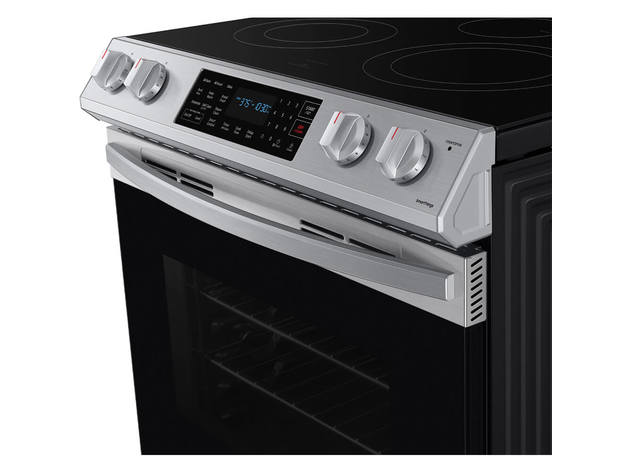 Samsung NE63T8311SS 6.3 cu. ft. Front Control Slide-In Electric Range with Convection & Wi-Fi