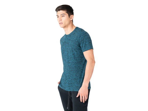Kyodan Mens Short Sleeve Moss Jeresy Soft Workout Gym T-Shirt - X-Large