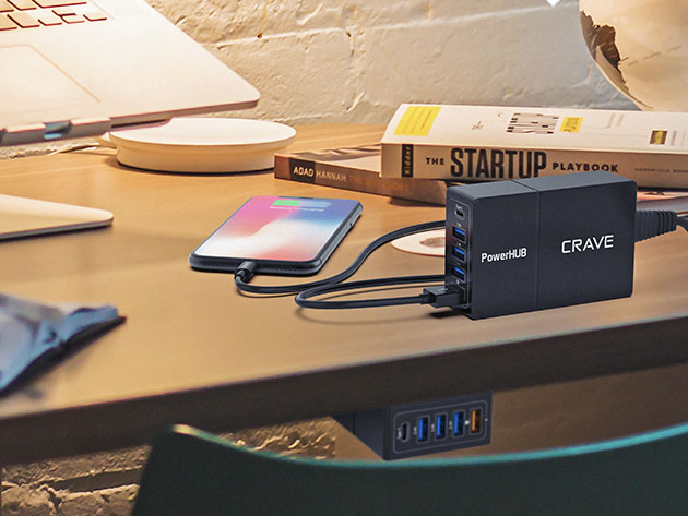 Crave 52W PowerHub 5-in-1 Desktop Charger