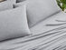 Bamboo Blend Chambray Sheet Set (Silver/King)