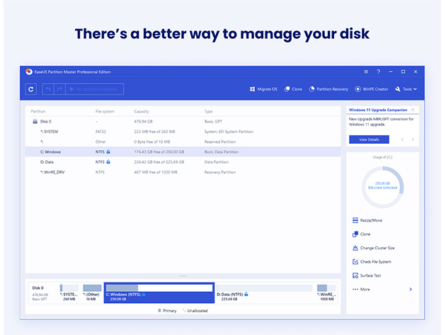 EaseUS Partition Master: Lifetime Subscription