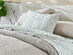 3-Piece Floral Print Microfiber Sheet Set (Chamblee Blue/Twin)