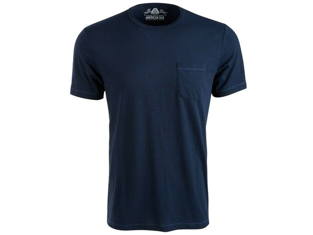 American Rag Men's Slub Pocket T-Shirt Navy Size Extra Large