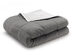 Stress-Relief Weighted Blanket (Grey/White, 12Lb)