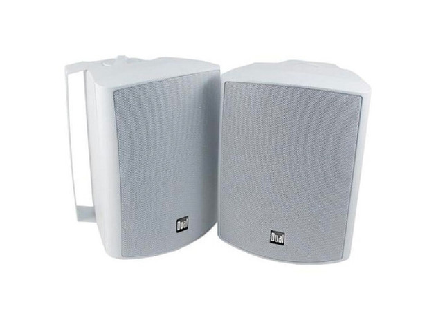 Dual LU53PW 5.25 inch Indoor/Outdoor 3-Way Dynamic Loudspeakers - White