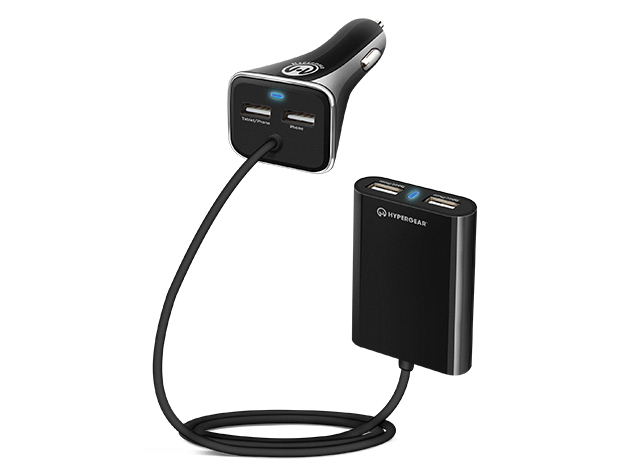 HyperGear Road Runner 4-USB Car Charger