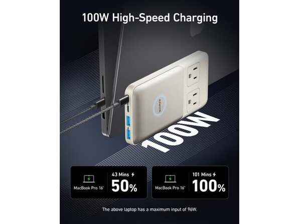 Anker 727 Charging Station (GaNPrime 100W/Champagne) | StackSocial