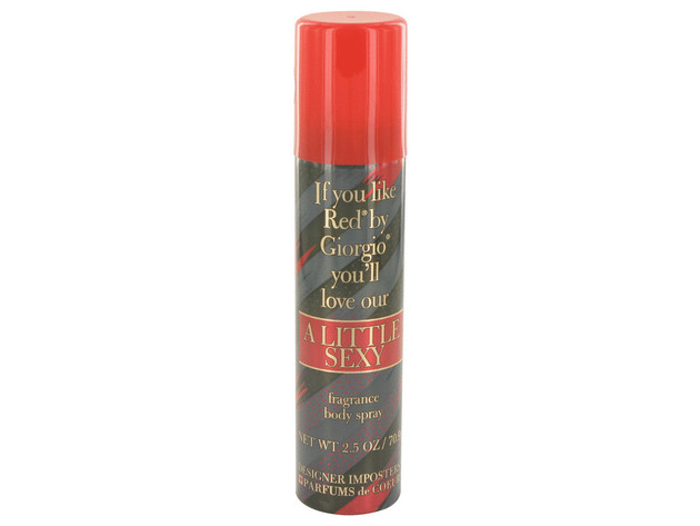 Designer Imposters A Little Sexy by Parfums De Coeur Body Spray 2.5 oz for Women (Package of 2)