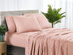 Bamboo 2000 Count 6-Piece Sheet Set with SnugGrip (Blush/Twin XL)