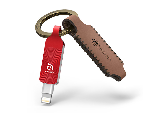 iKlips DUO+ Dual Interface Flash Drive (64GB Red)
