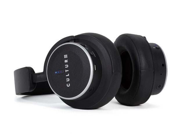Culture Audio V1 Noise-Cancellation Bluetooth Headphones Black