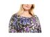 Karen Scott Women's Plus Size Floral Print Top Blue Size 3 Large