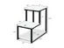 Costway 3-Tier End Table Sofa Side Table Night Stand W/ Shelf for Living Room White