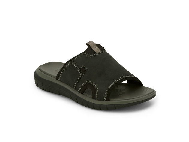 Dockers Mens Shawn SupremeFlex Slide Sandal - 13 M Black