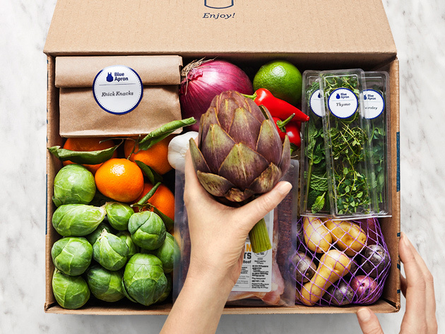Blue Apron: Family Plan - 2 Meals for 4 People