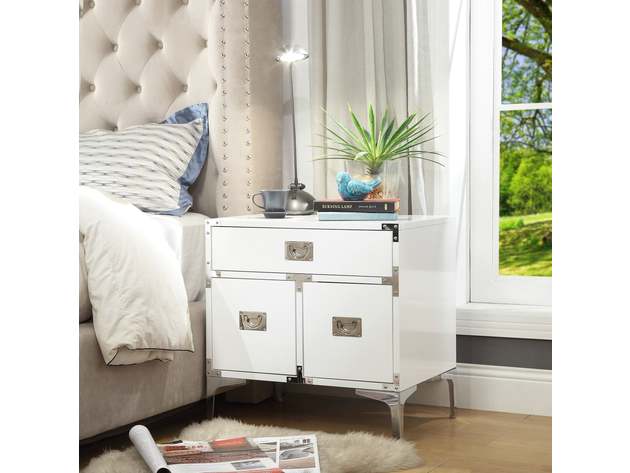Marco Side Table Nightstand White
